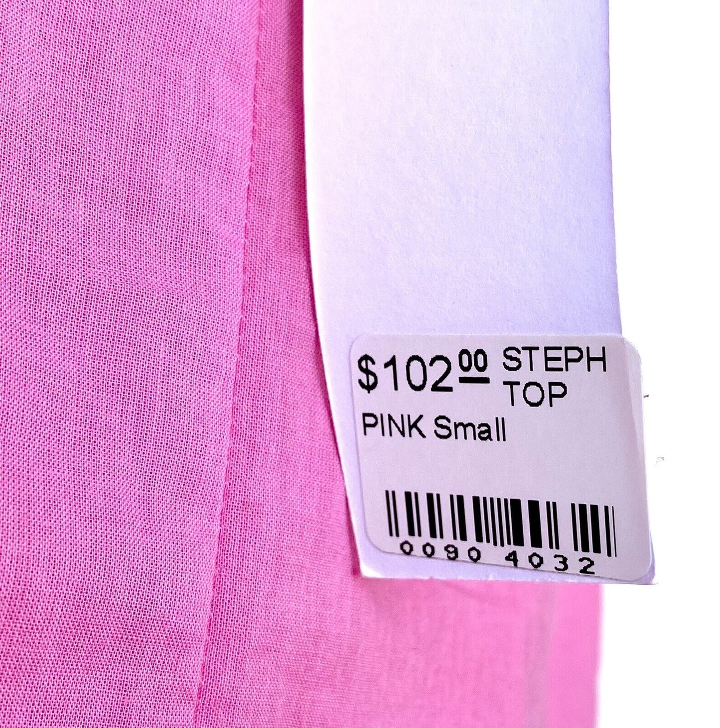NWT J Marie embroidered Steph Top size M Retail $102 Price $56 Pink