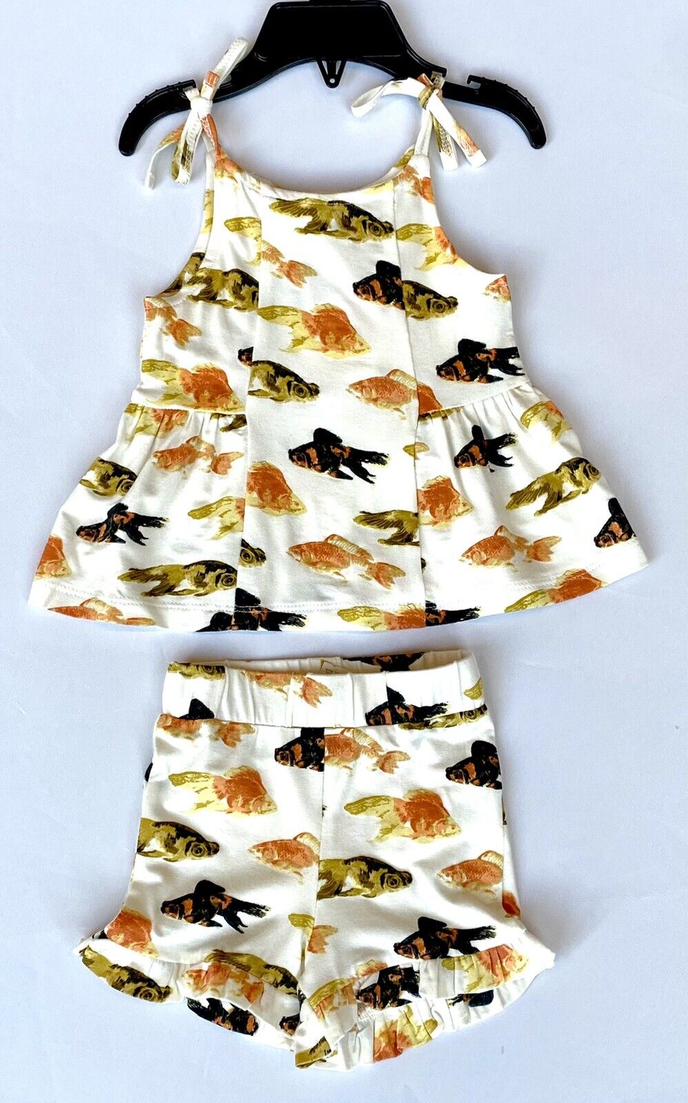 Kate Quinn Modal Goldfish Ballerina Top & Short  Retail $50 Price $38 3-6 M Soft