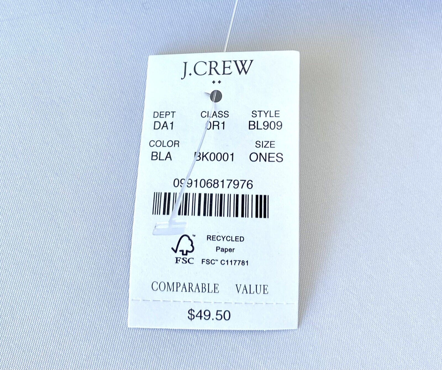 J Crew Black Cable Knit Pom Pom Faux Fur Hat Retails $49.50 Price $28.50 NEW