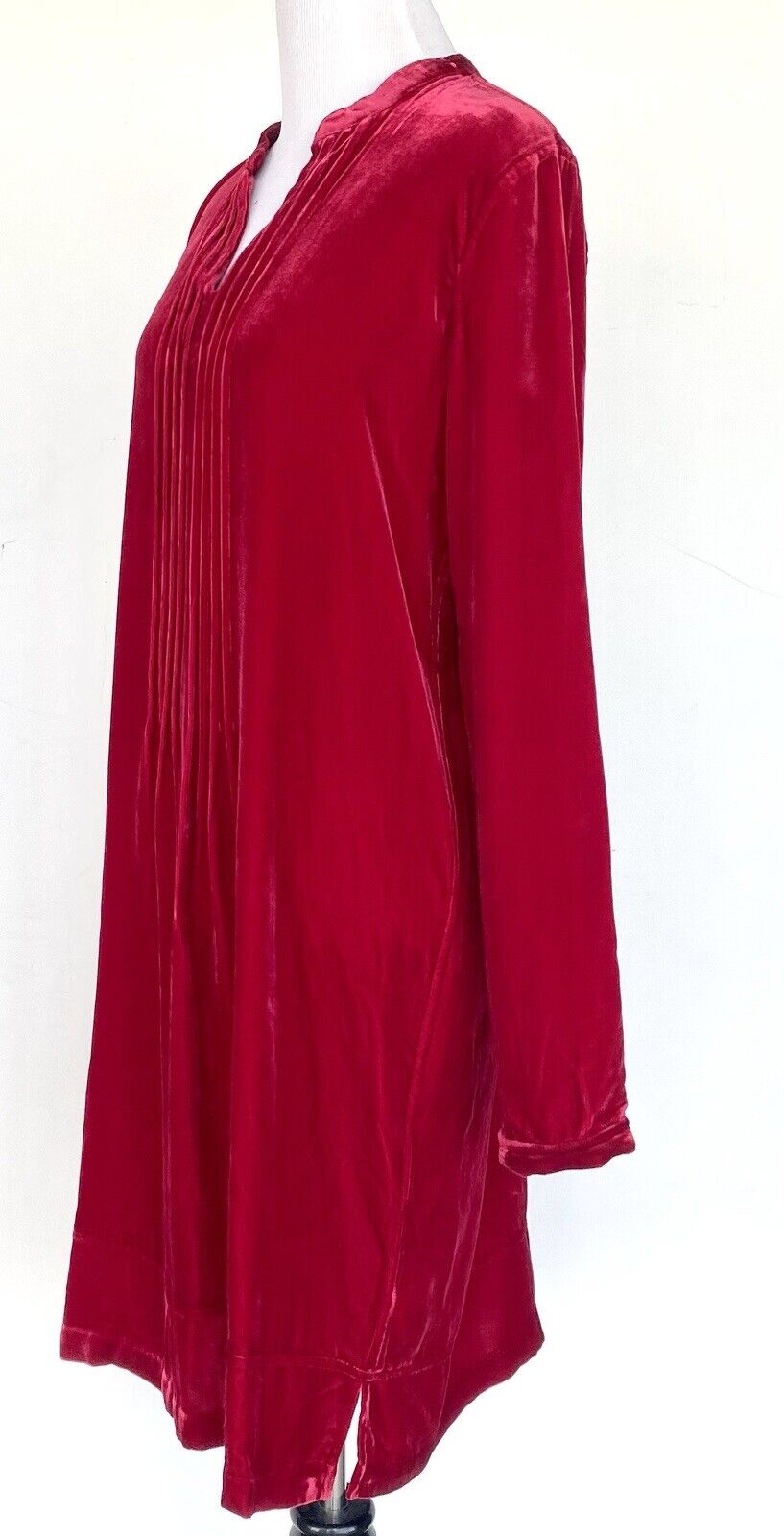 Sundance Enchantment Velvet Silk Mix Red Dress Retail $188 Price $92 NWT Size XS