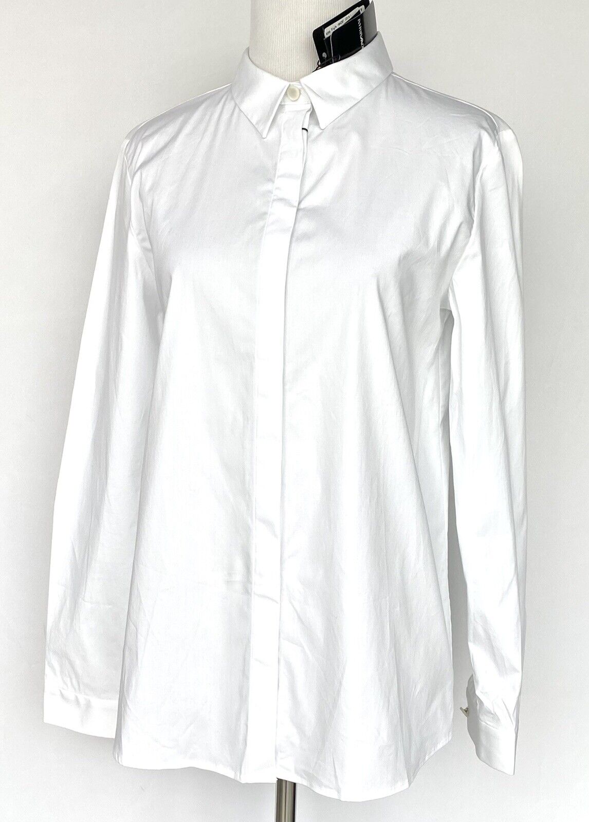Emporio Armani women’s classic white shirt Size 38 Retails $425 Price $195