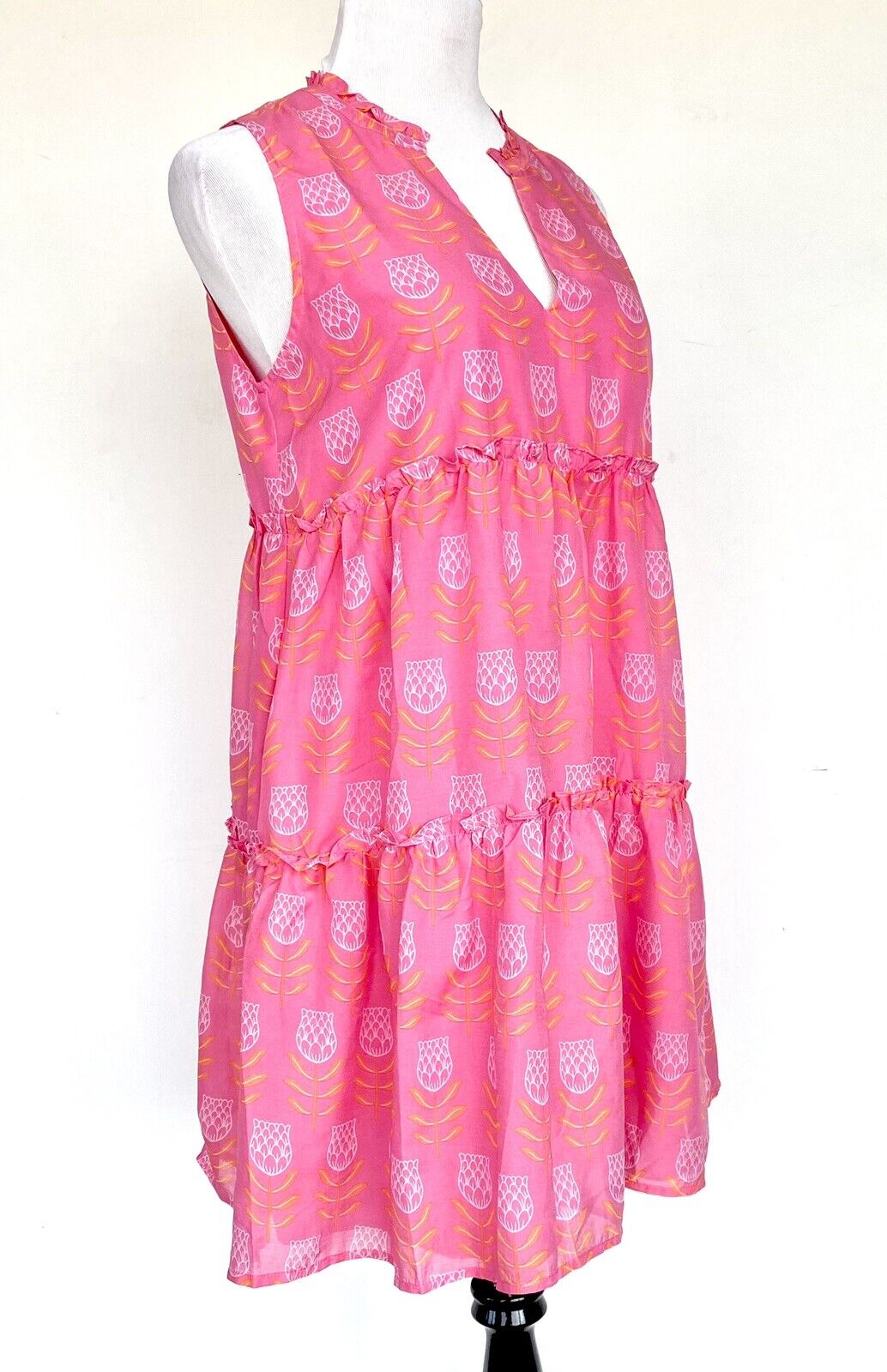 J Marie The Maeve Tiered Sleeveless Dress size M Retail $110 Price $65 NWT