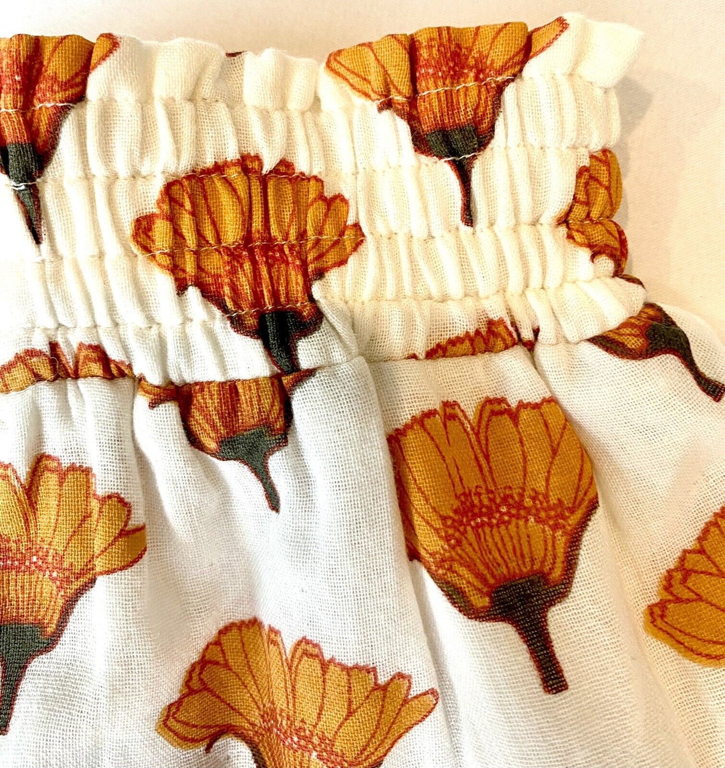 Kate Quinn 100% Organic Cotton Marigold Tiered Skirt Retail $36 Price $26 0-3 M