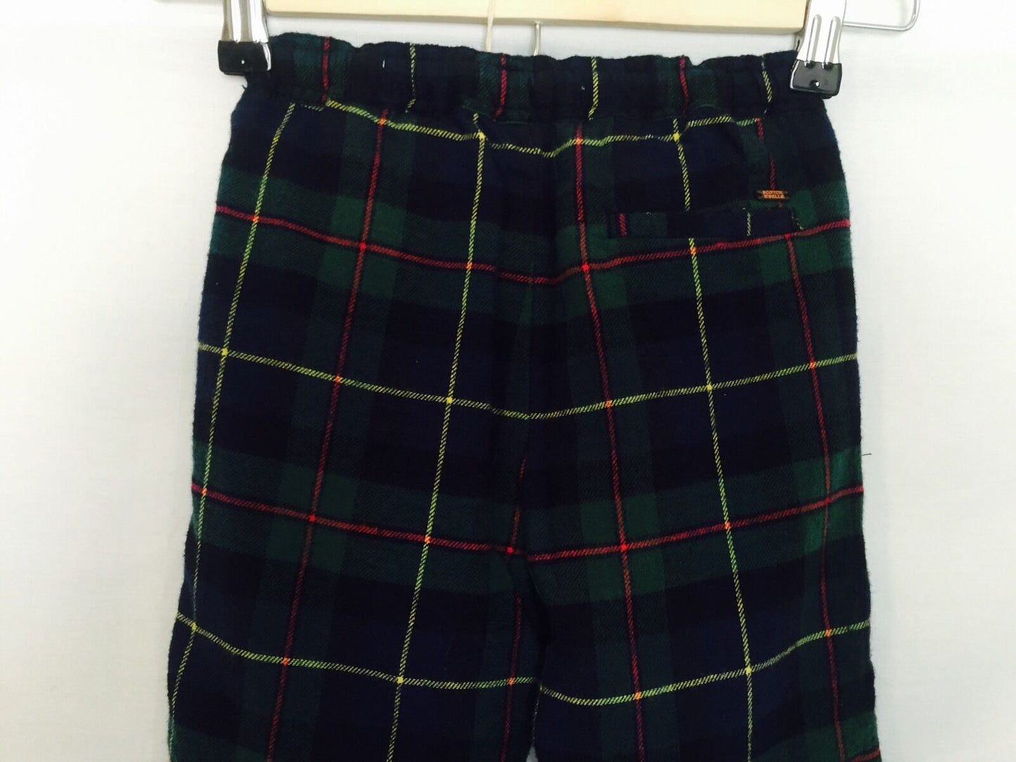 Scotch R'Belle Green Red Plaid Pants NWT Age 6 Retails $99 Price $38