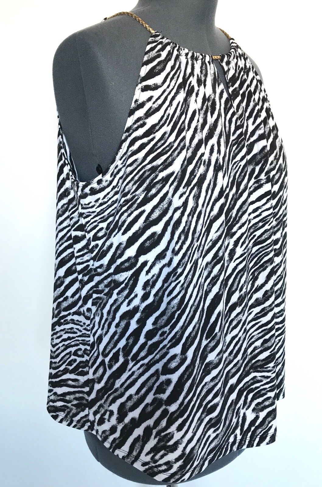 Michael Kors Animal Print Top NWT Retails $99.50 Price $$46 Size XL