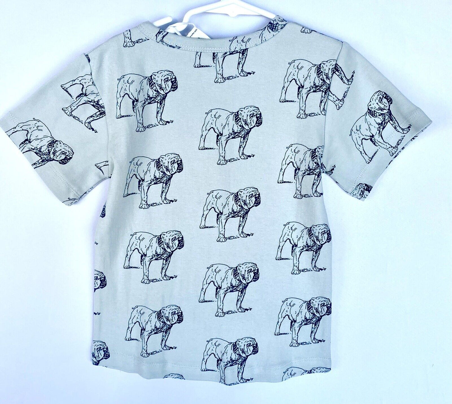 Kate Quinn Organic Cotton Henley Tee Bulldogs Top Retail $32 Price $26 Age 8