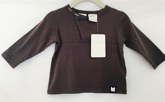 Kardashian Kids Boys Long Sleeve Top. NWT 6 Month Olive Green Gray $12.50