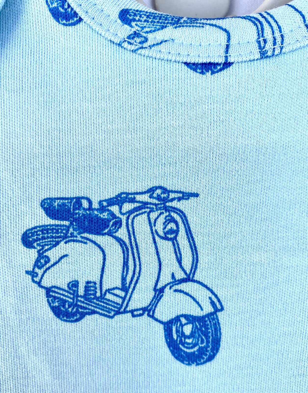 Kate Quinn Soft Organic Cotton Bodysuit Price $18 12-18M Blue Scooter