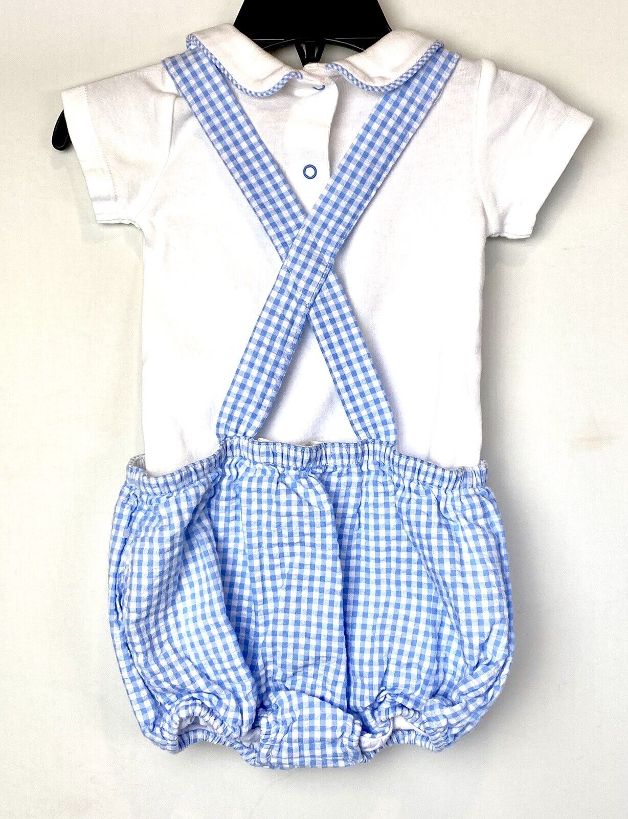Baby Boden Baby 2 Pc Gingham Romper & Top 6-12 M Retail $52 Price $39 NWT