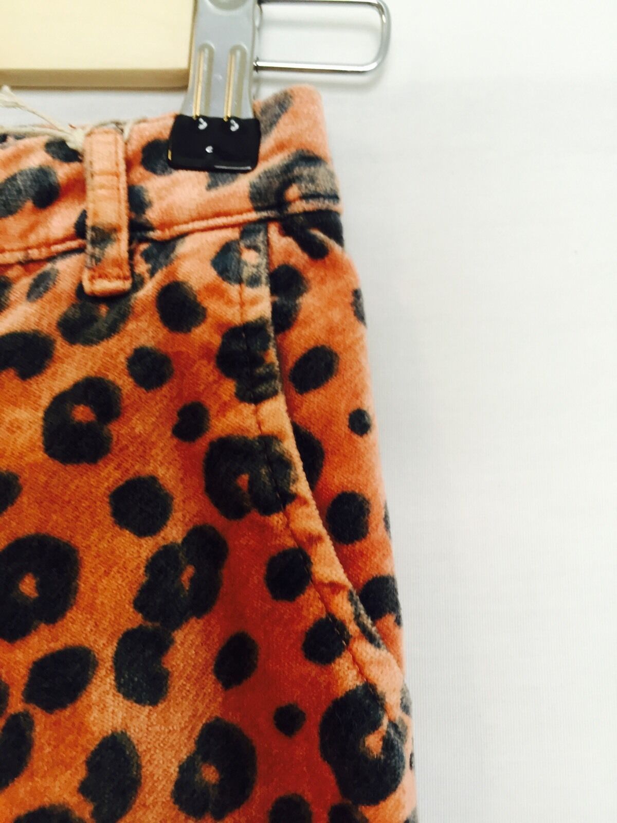 Scotch R'Belle Velvet Feel Coral Leopard Pants NWT Age 10 Retails $99 Price $38