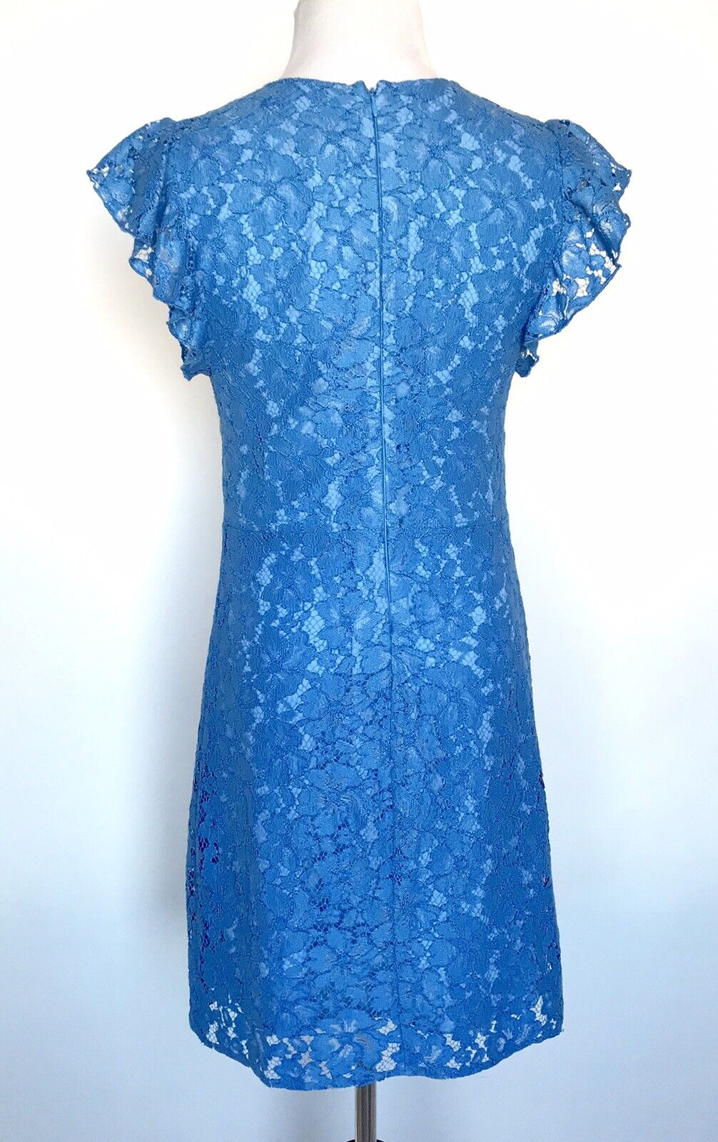 Charles Henry Blue Lace Keyhole Neck Dress. Retails $108 Price $49 NWT Medium P