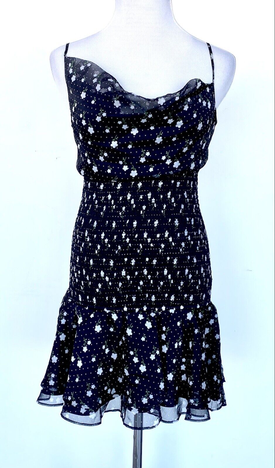 The East Order smocked floral print dress Retails $159 price $59 Medium