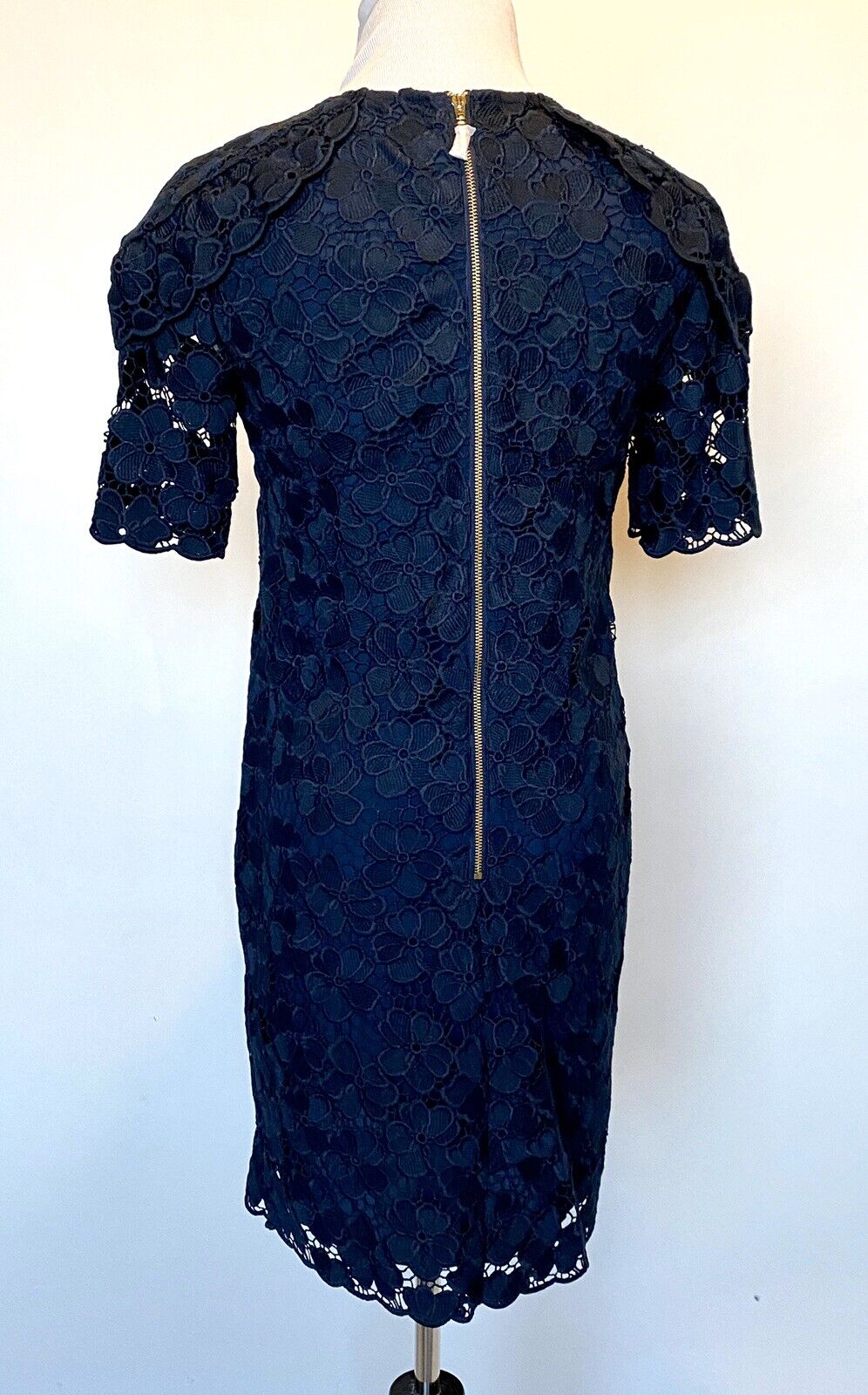 Juicy Couture Black Label Navy Lace Dress 2 Retail 298 Price $69 NWT