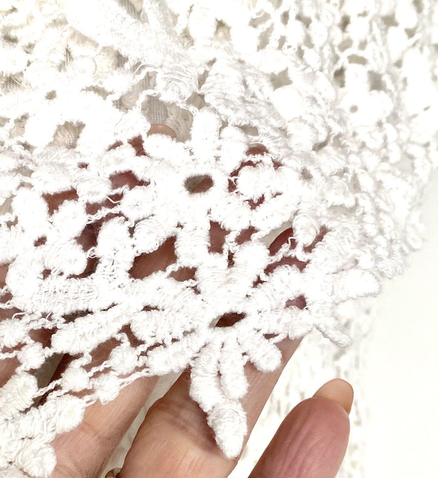 VELVET Graham & Spencer One Shoulder Crochet Top Retail $139 Price $39 XS