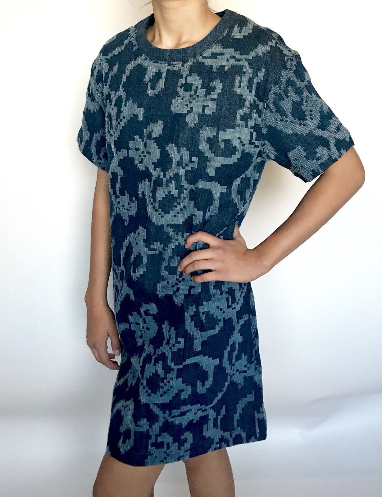 Rag And Bone Esmond Laser Cut Denim Dress. Size S Retail $495 Price $115 NWT