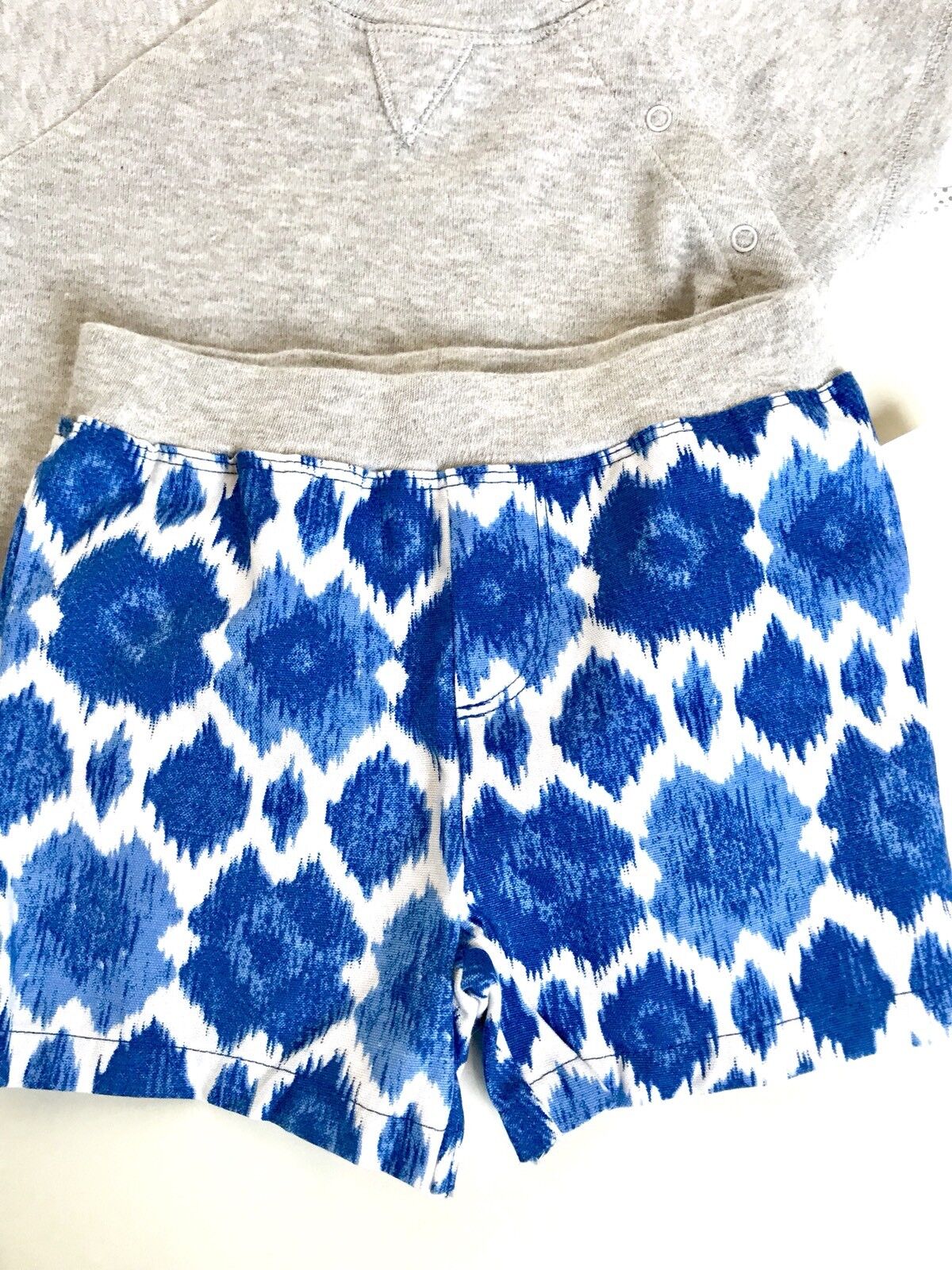 Nordstrom baby Grey Tee & Blue Shorts Set NWT  Retail $35 Price $14.50 3M