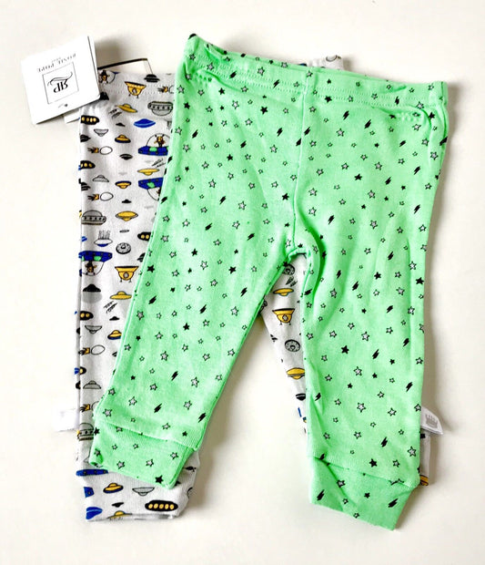 Rosie Pope 2 Set Baby Boy Pants Size 6-9 Months. NWT Retail $16 Price $12