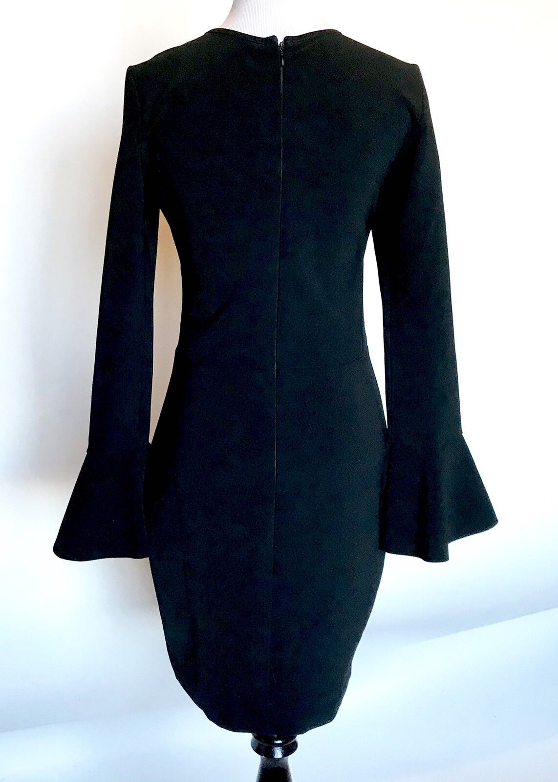 Parker Black Fitted Dress Net Cutouts. NWT Size S. Retails $325 Price $149