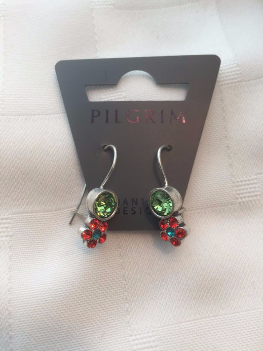 Pilgrim Jewelry Swarovski Crystal  Sterling silver Plated  Earrings $12.99
