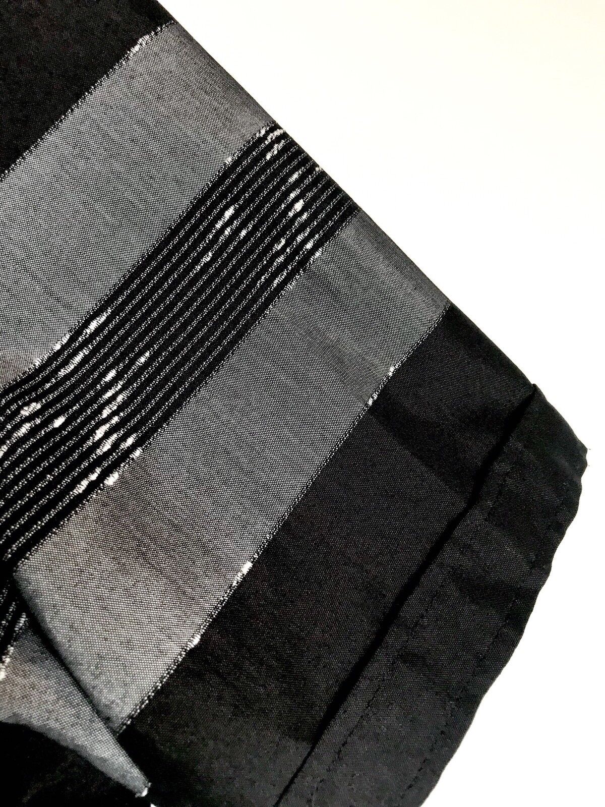 AllSaints Gabon Grey Black Stripe SS Shirt .Retail $155 NWT Price $85 Size XS