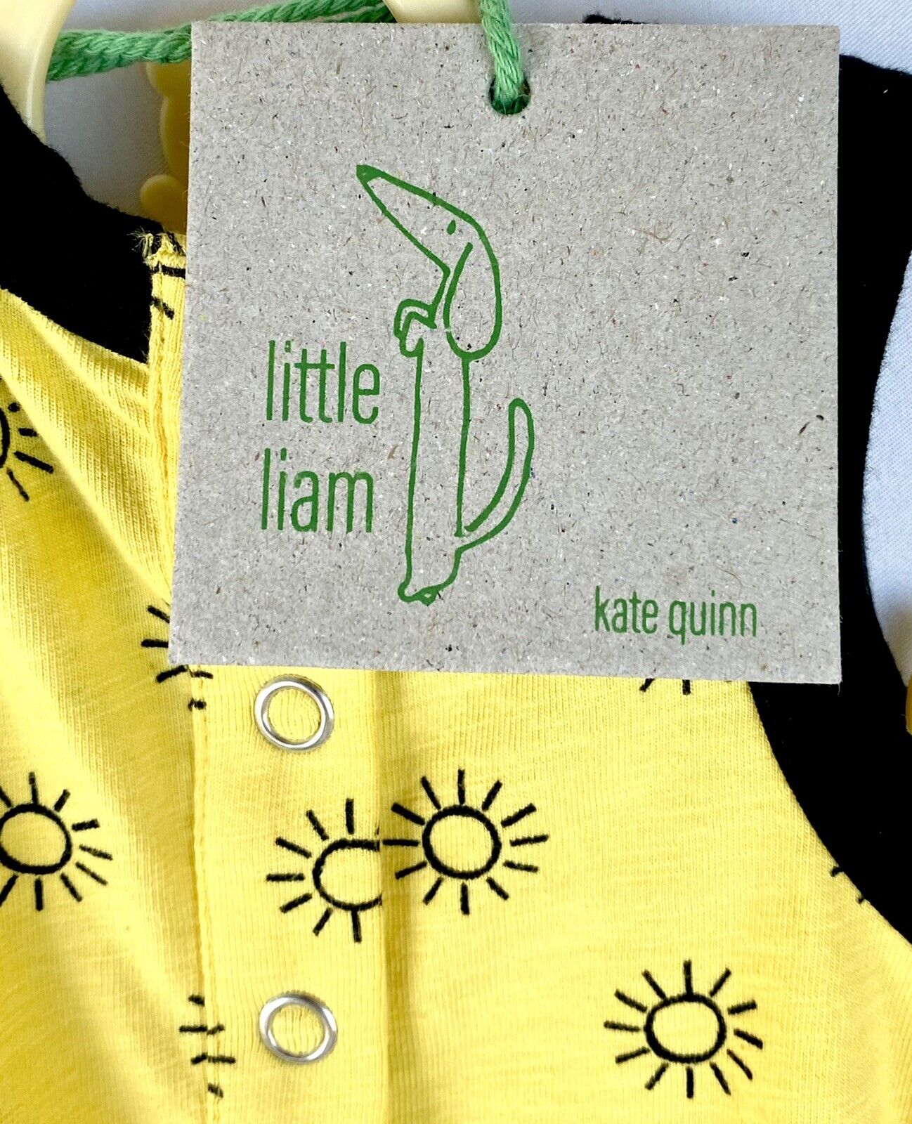 Kate Quinn Organic Cotton bubble Romper Price $26 0-3 M Sunshine
