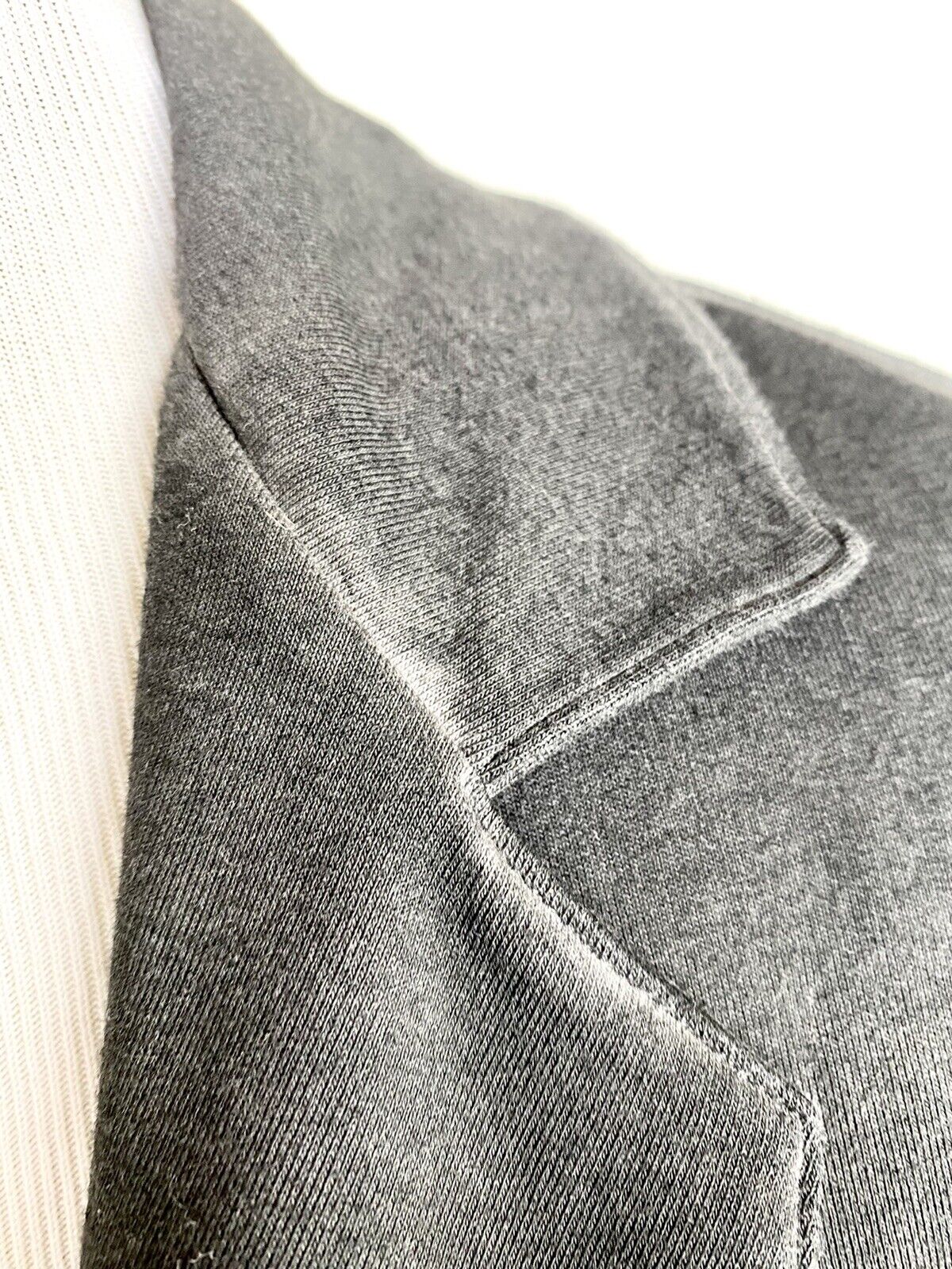 Nic + Zoe Graphite Open Front Blazer Jacket Distressed XS Retail $148 Price $48