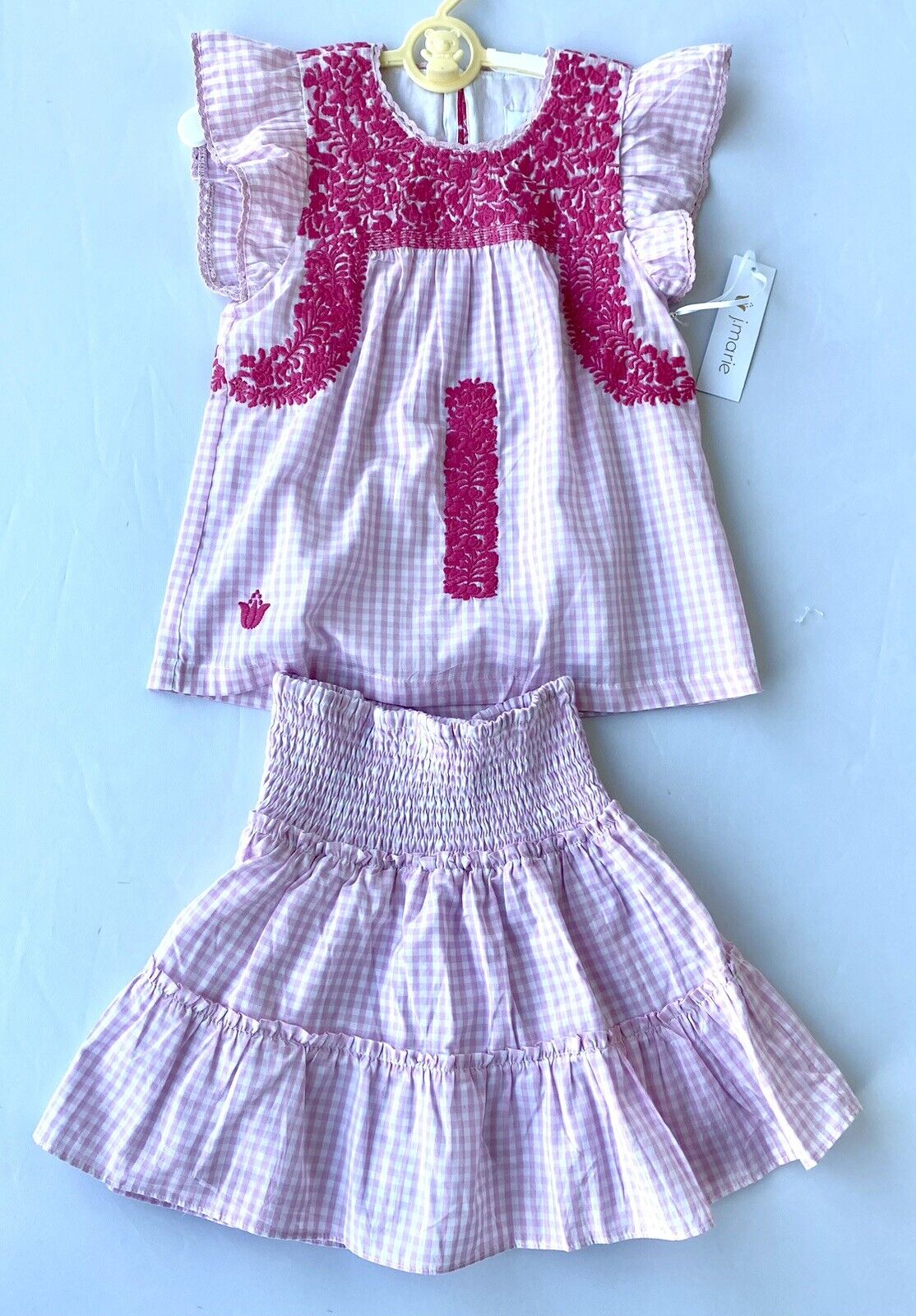 J Marie embroidered Dorothy Set 3T Retail $136 Price $49 Blouse Skort