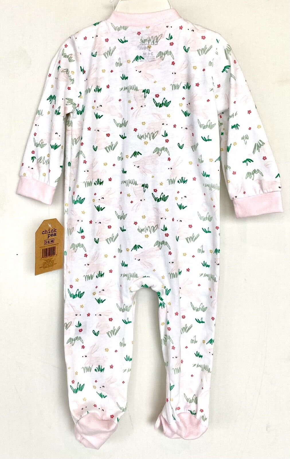 chickpea Bunny Rabbit Coverall Footsie 3-6 Months NWT Price $16
