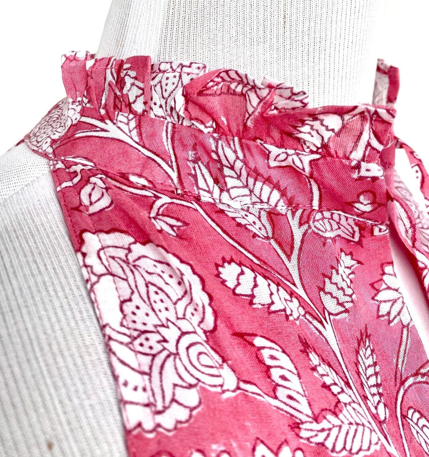 J Marie Emilia Rose ruffle tier maxi dress size S Retail $188 Price $85