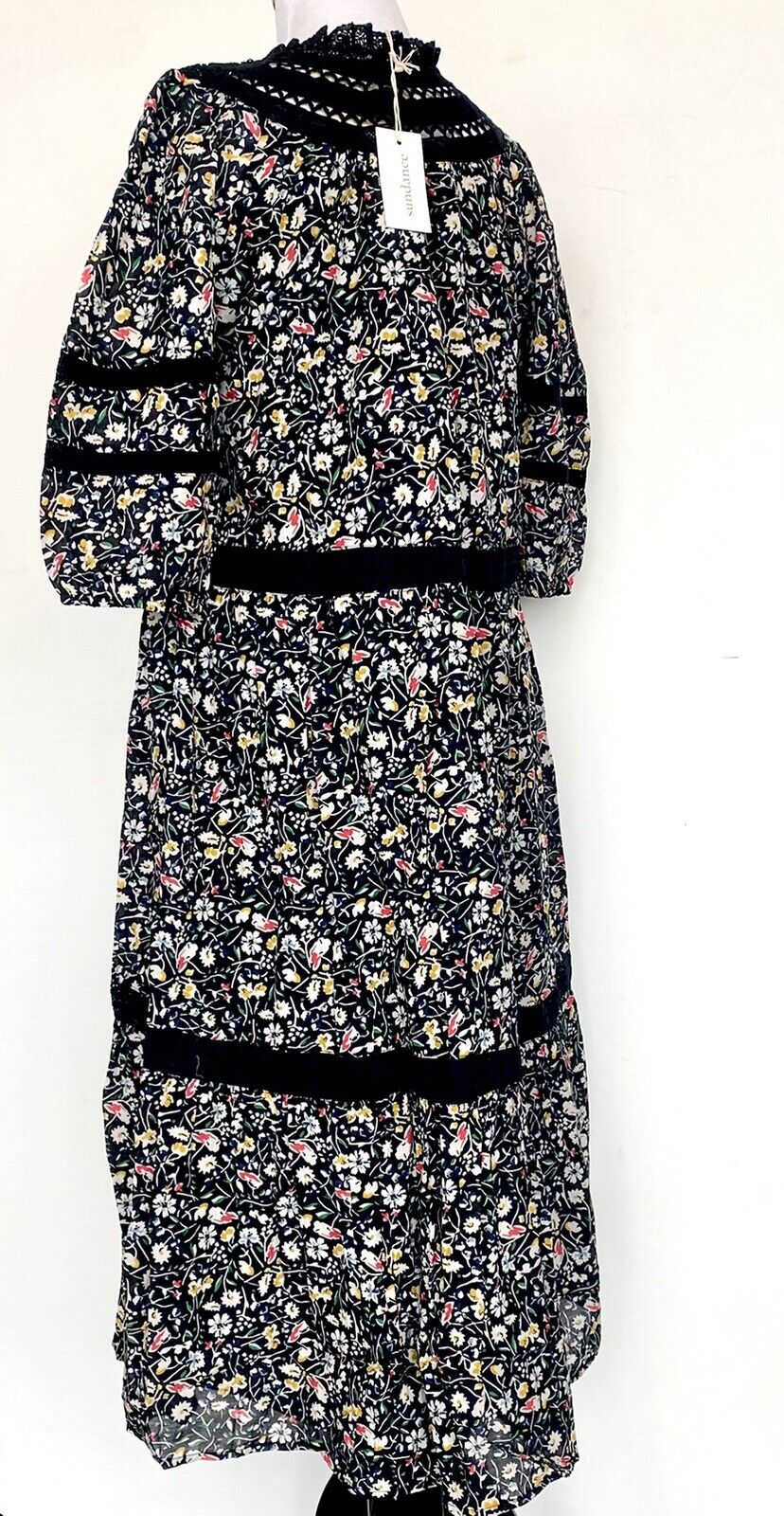 Sundance Isadora Crochet Insert Dress Retails $158 Price $89 Sz M NWT