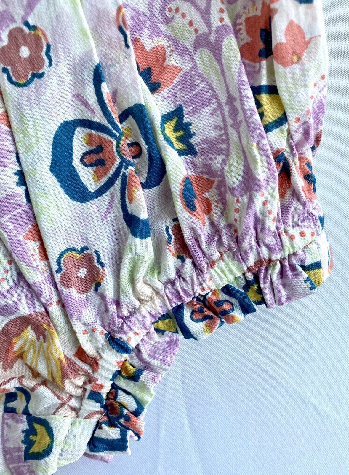 Peek Cabana Print 2 Pc Top & Bloomer Shorts 6-12 M Retail $50 Price $34 NWT