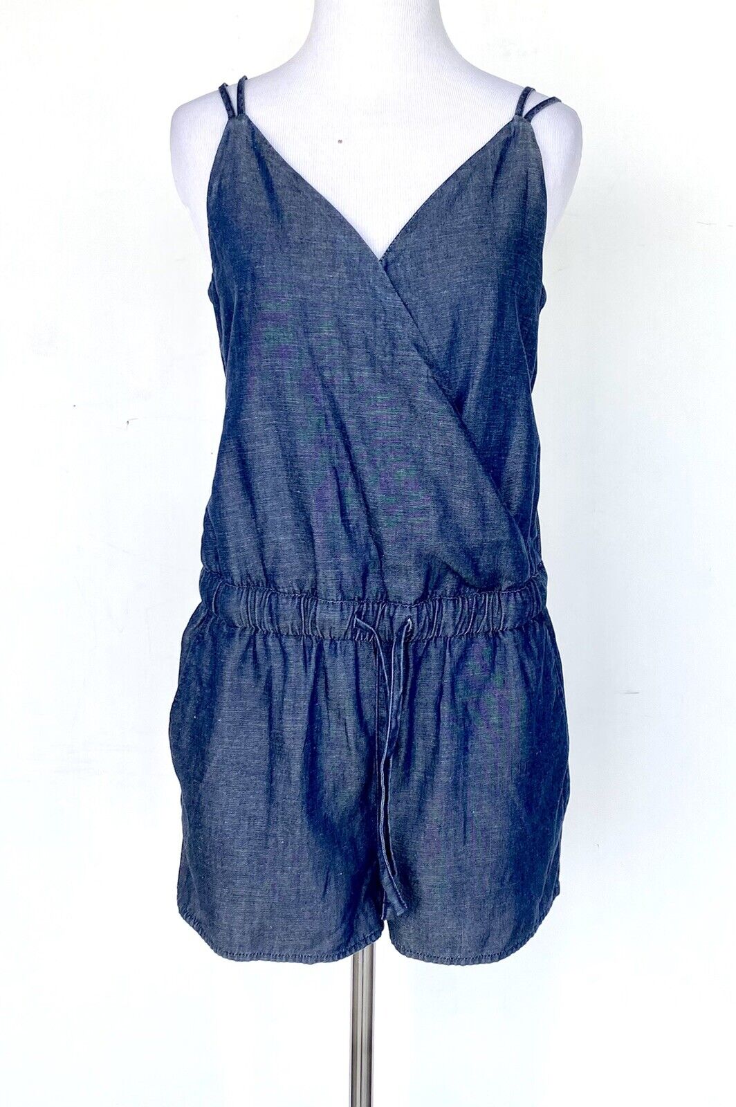 AllSaints Joanna Playsuit / Romper Tencel/Linen Retail $178 Price $86 Sz 4