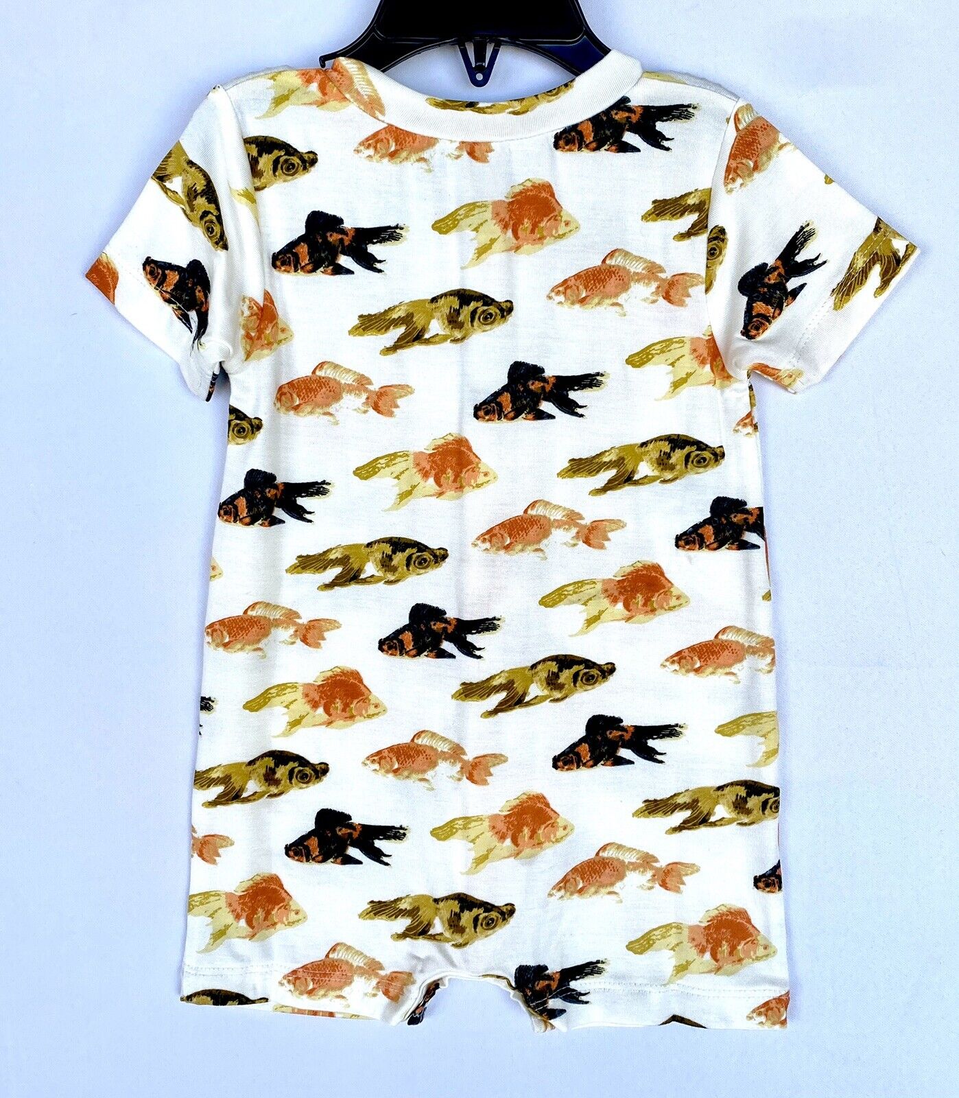 Kate Quinn Modal Goldfish Shortie Romper Retail $46 Price $30 6-12 M Soft