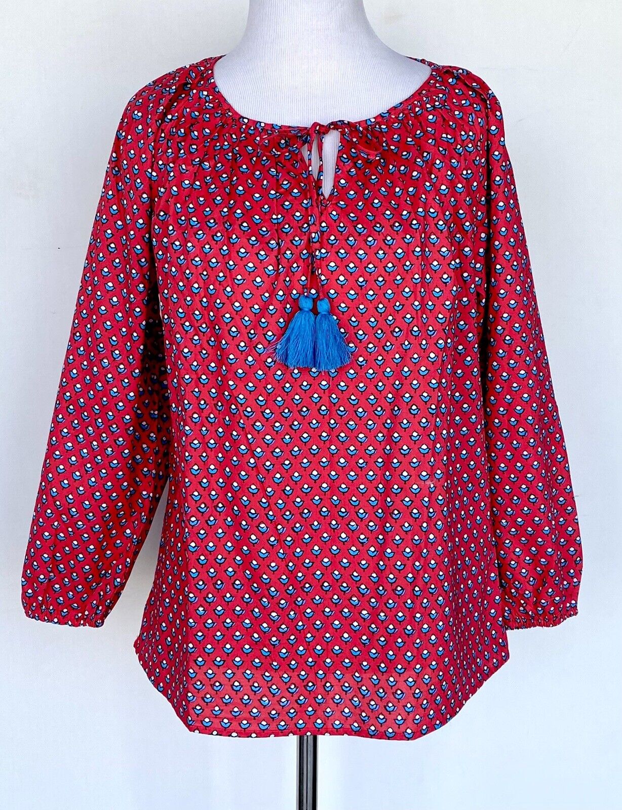 J Crew Cotton Raglan Popover Blouse NWT Retail $69.50 Price $39 Size XS