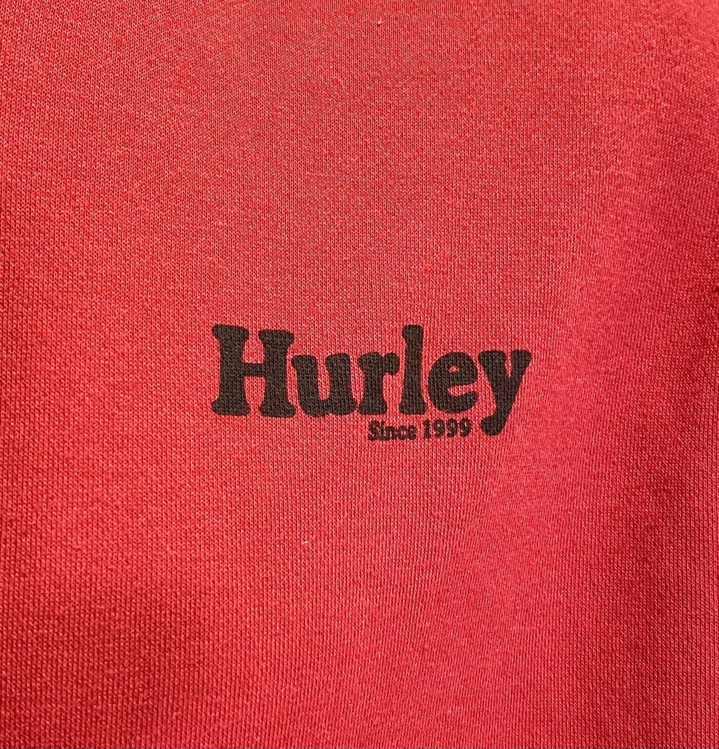 Hurley mens zip Up Rise And Jam Red Hoodie L Retail $58 Price $42 NWT