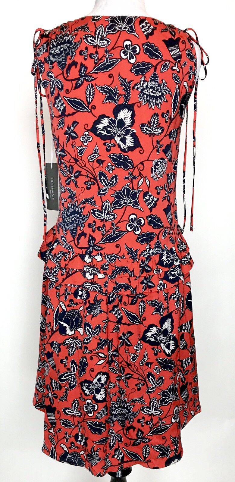 Nordstrom Signature Silk Red Paprika Indio Dress Retails $269 Price $98 Size 2