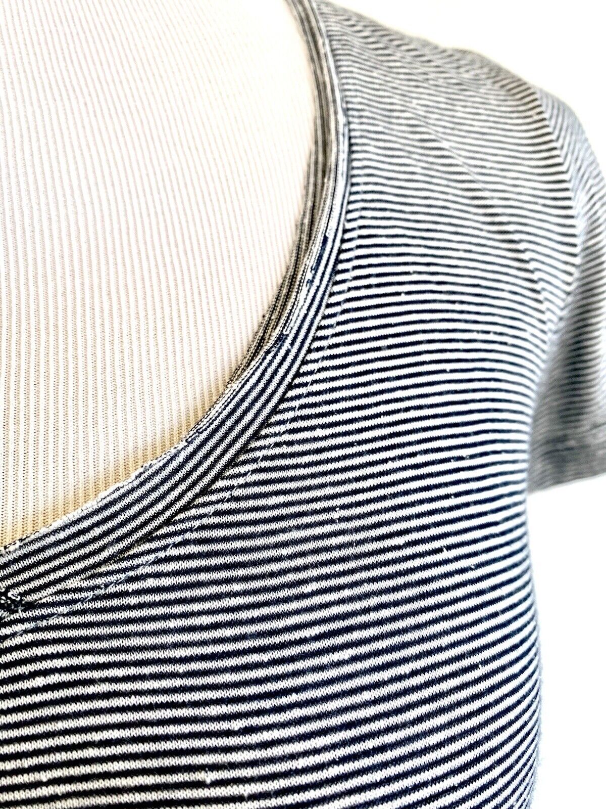 Scotch & Soda Striped Silk Viscose Mix Tee P /XS Retail $69 Price $39