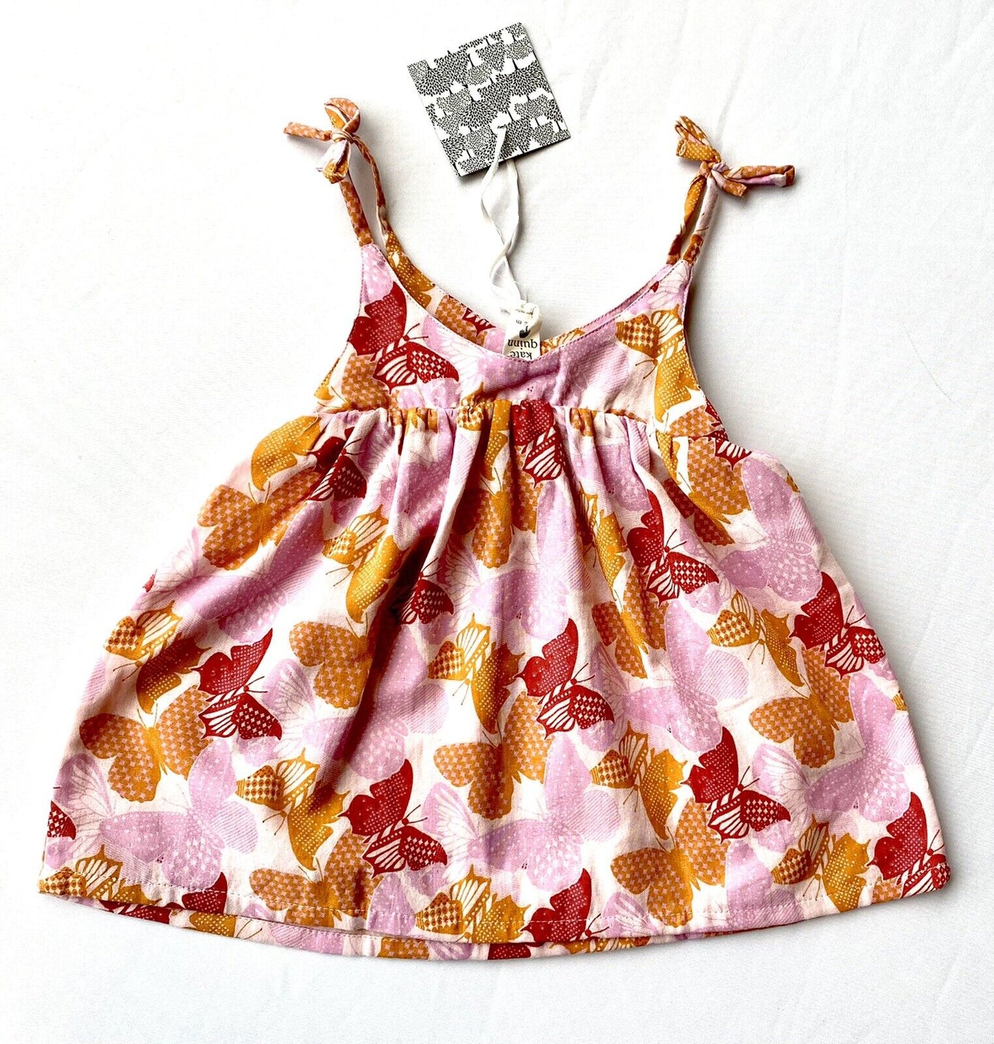 Kate Quinn 100% Organic Cotton Gauze Dress Retail $42 Price $32 6-12 M