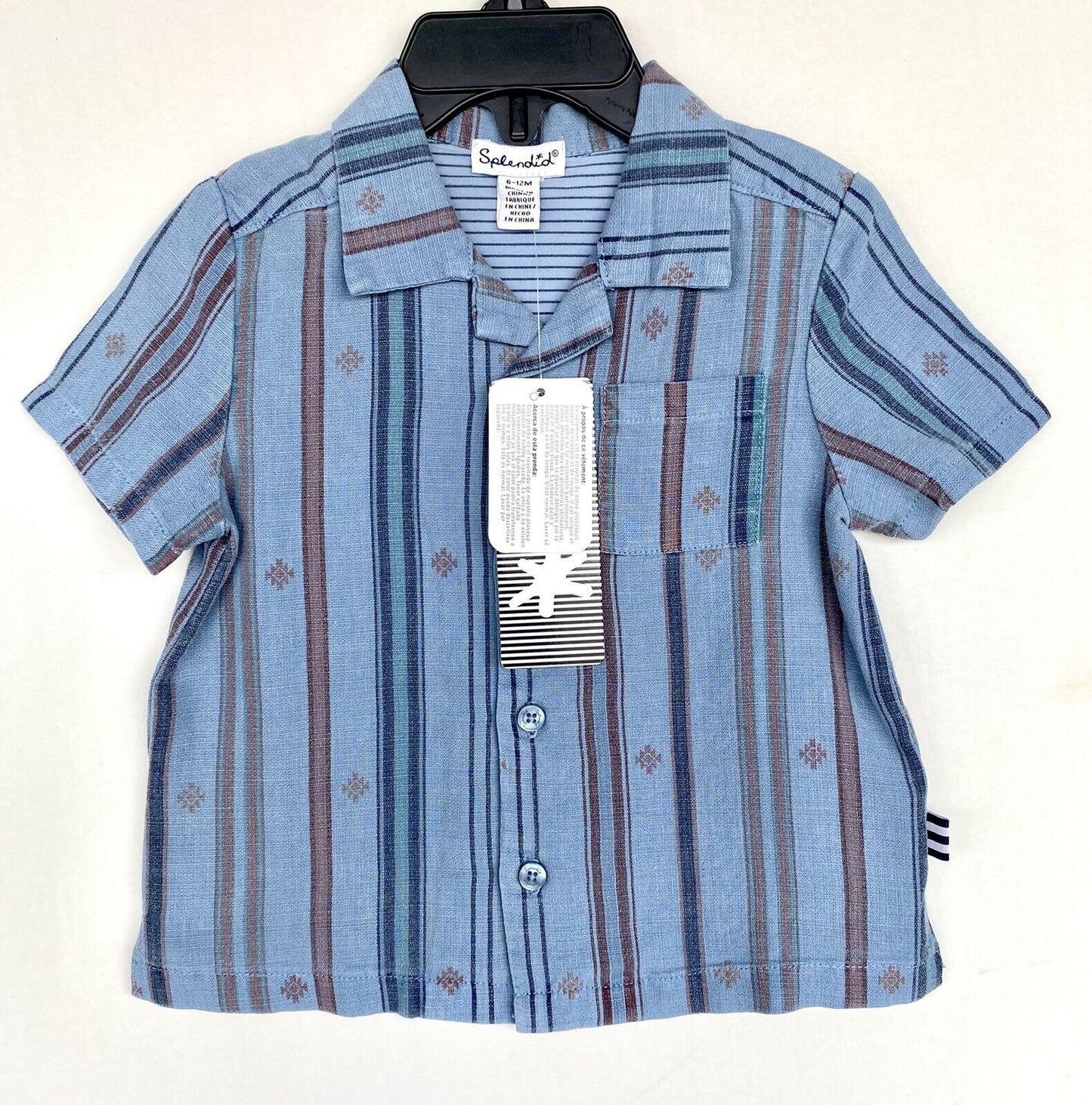 Splendid Soft Linen Mix Shirt. Retail $32 Price $22 NWT 6-12 Months
