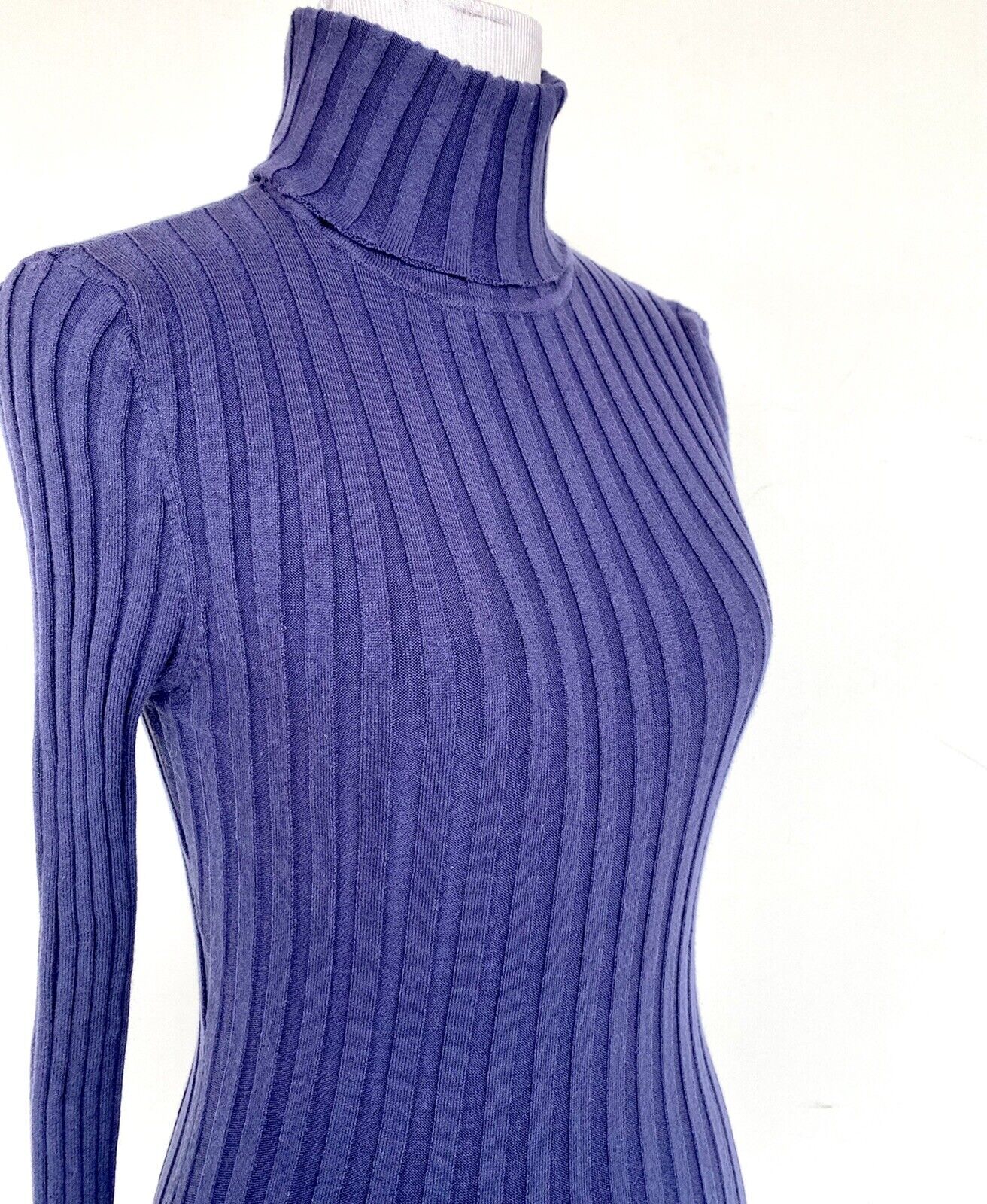Sundance Legends Turtleneck Sweater Retail $88 Price $52 NWT PXS Eclipse Blue