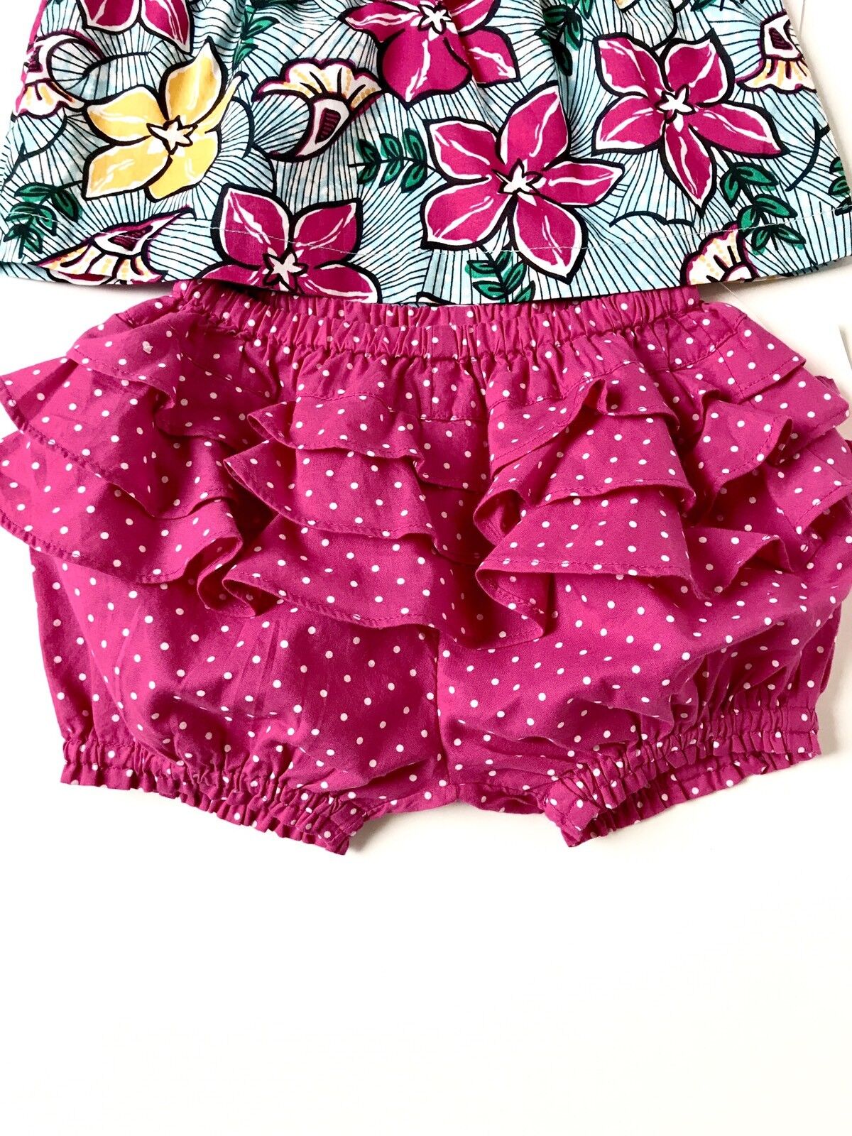 Tucker + Tate Floral Dress & Frilly Knicker. NWT Retail $35 Price $20.98 Age 3 M
