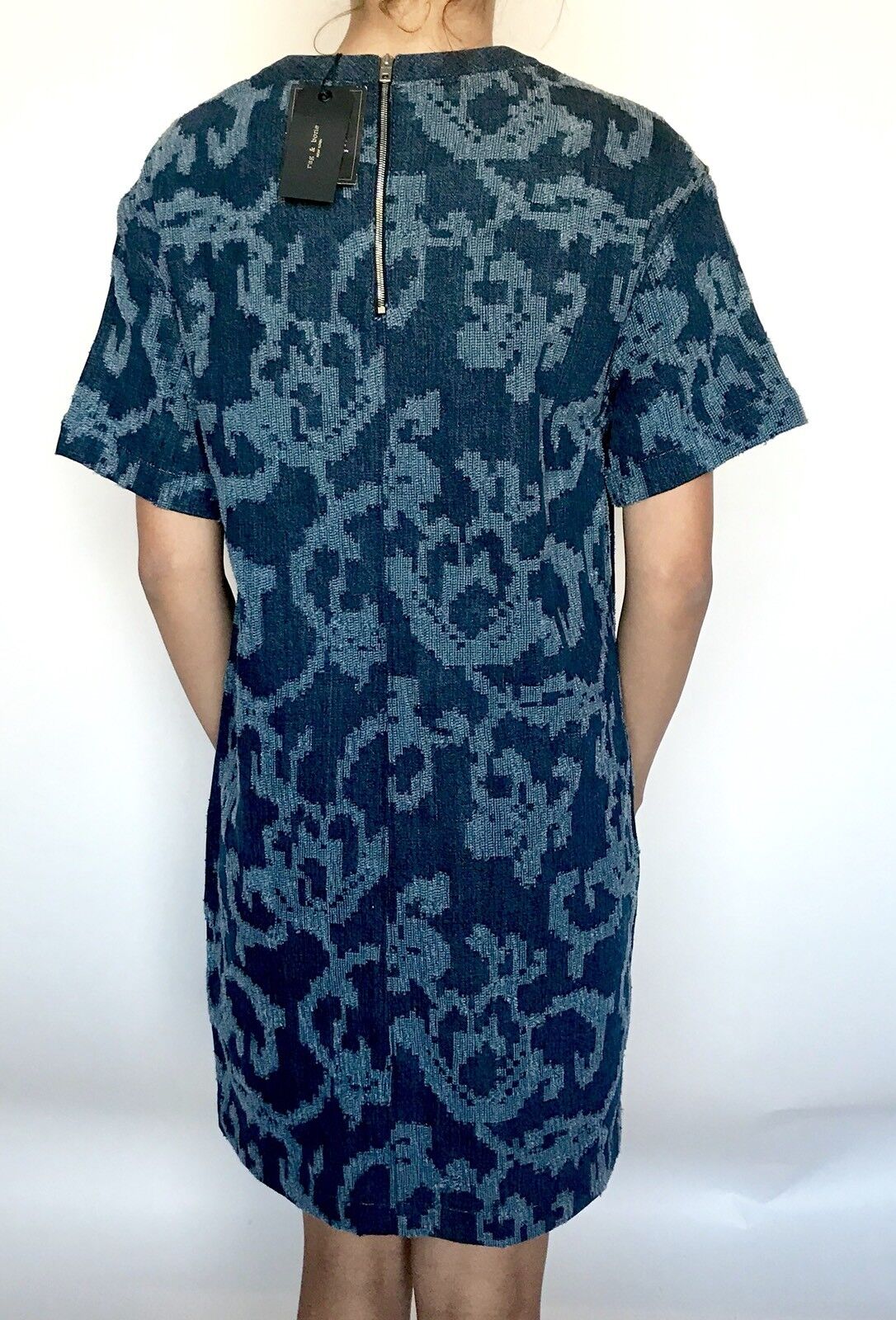 Rag And Bone Esmond Laser Cut Denim Dress. Size XS Retail $495 Price $115 NWT