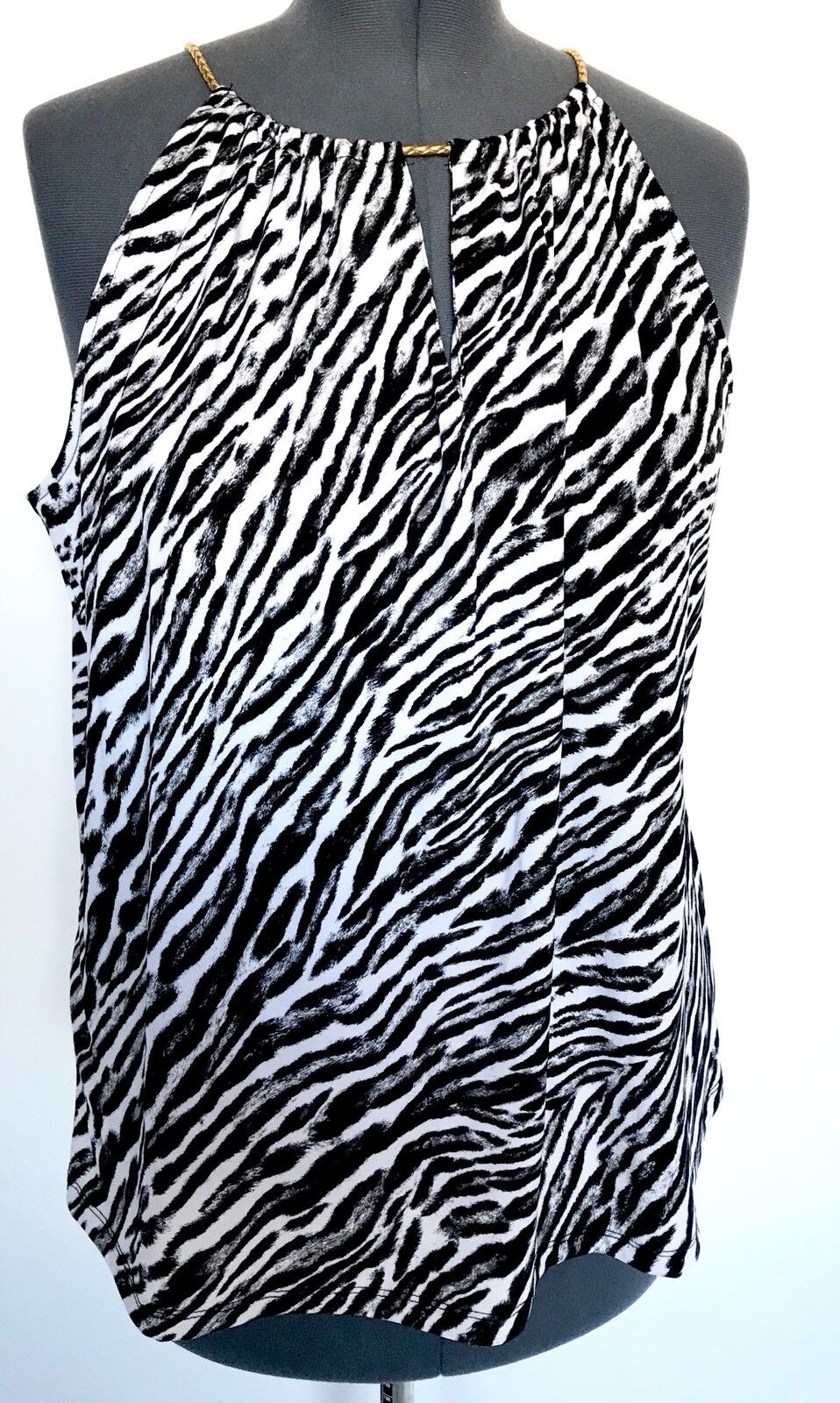 Michael Kors Animal Print Top NWT Retails $99.50 Price $$46 Size XL