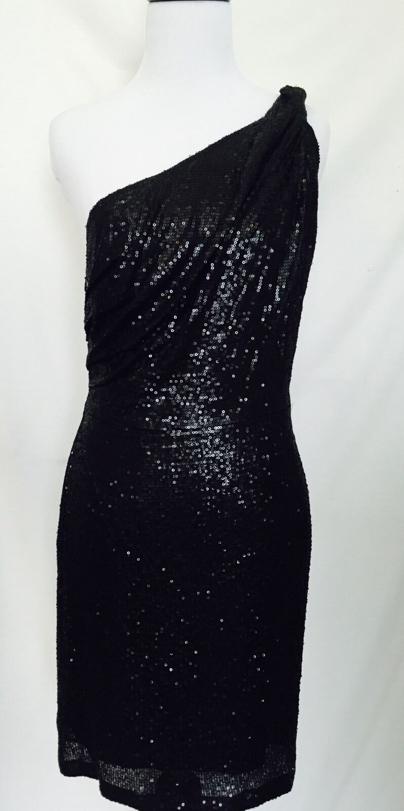 AllSaints NWT Cassis Sequin Black Formal/ Prom Dress.Retail $360 Price $154 Sz 0