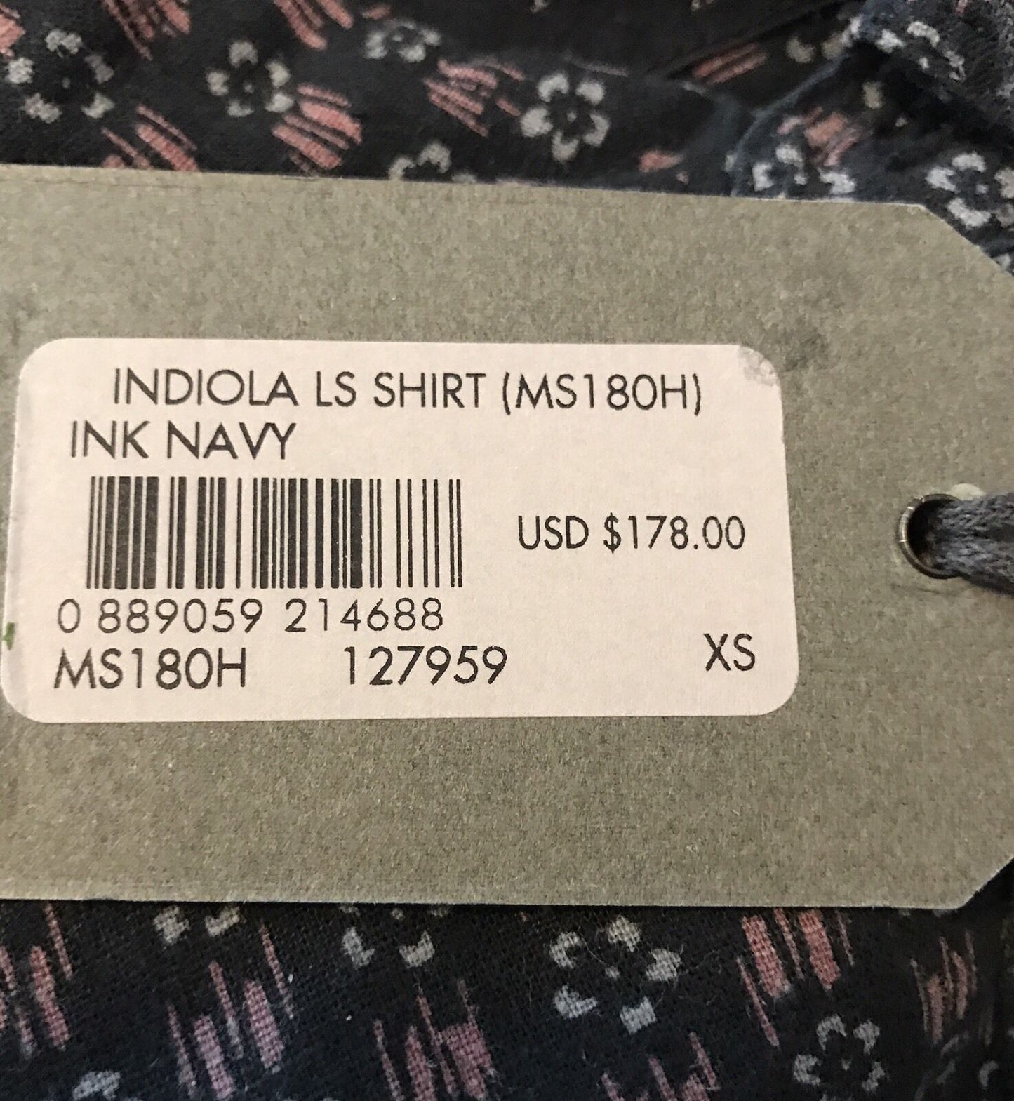 AllSaints indiola LS Shirt  Retail $178 NWT Price $78 All Saints XS