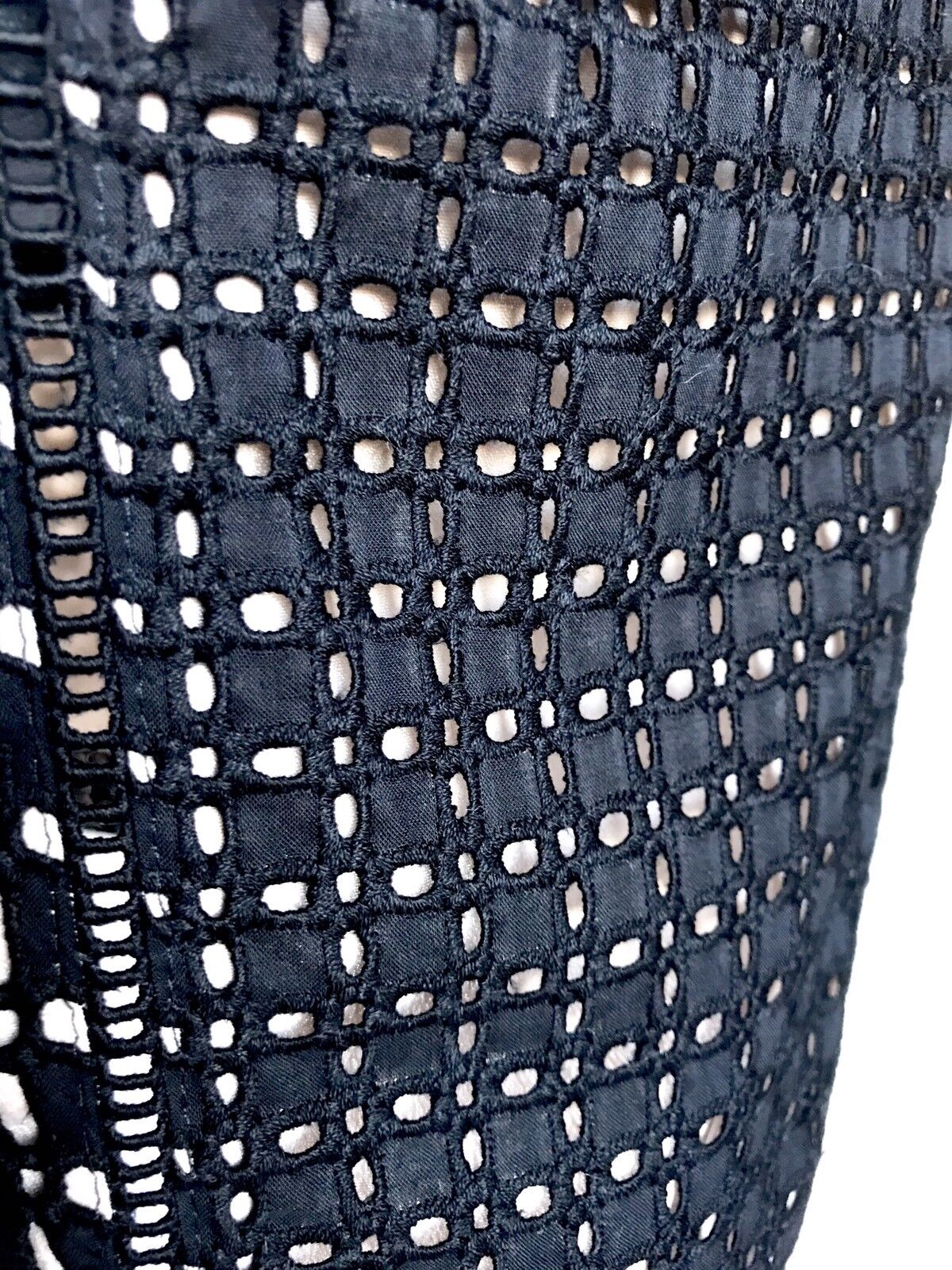 J.Crew One-shoulder dress in eyelet Black NWT Size 10 Retail $158 Price $50.99