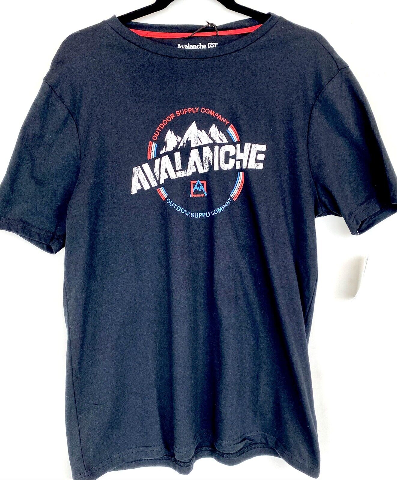 Avalanche Outdoor Supply Co black Tee Price $35 Size Large
