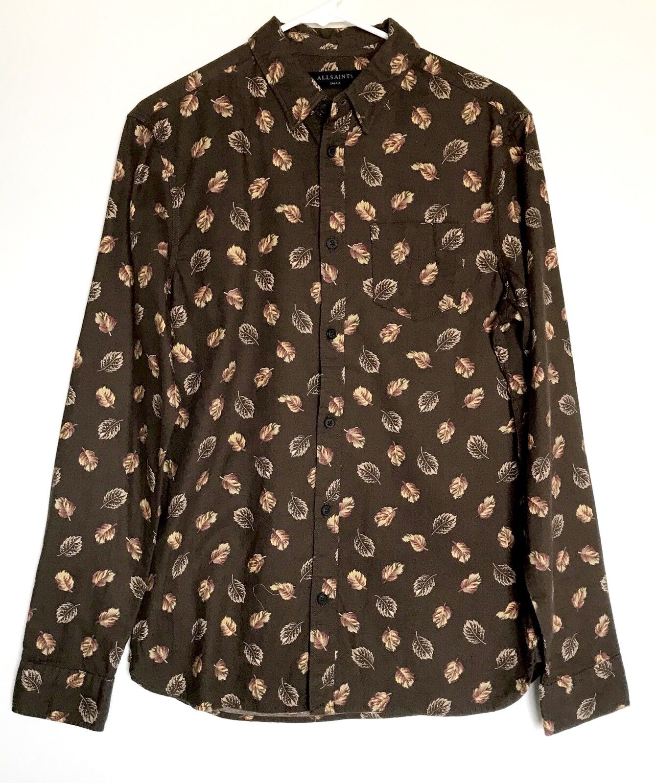 AllSaints Wieppe LS Shirt  Retail $165 NWT Price $76 All Saints Size S