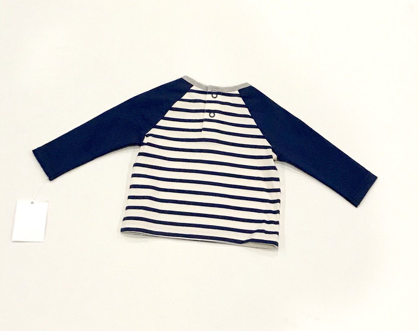 Mini Boden Royal Dog Appliqué Raglan Top 3-6 Month Retail $25 Price $19.50 NWT
