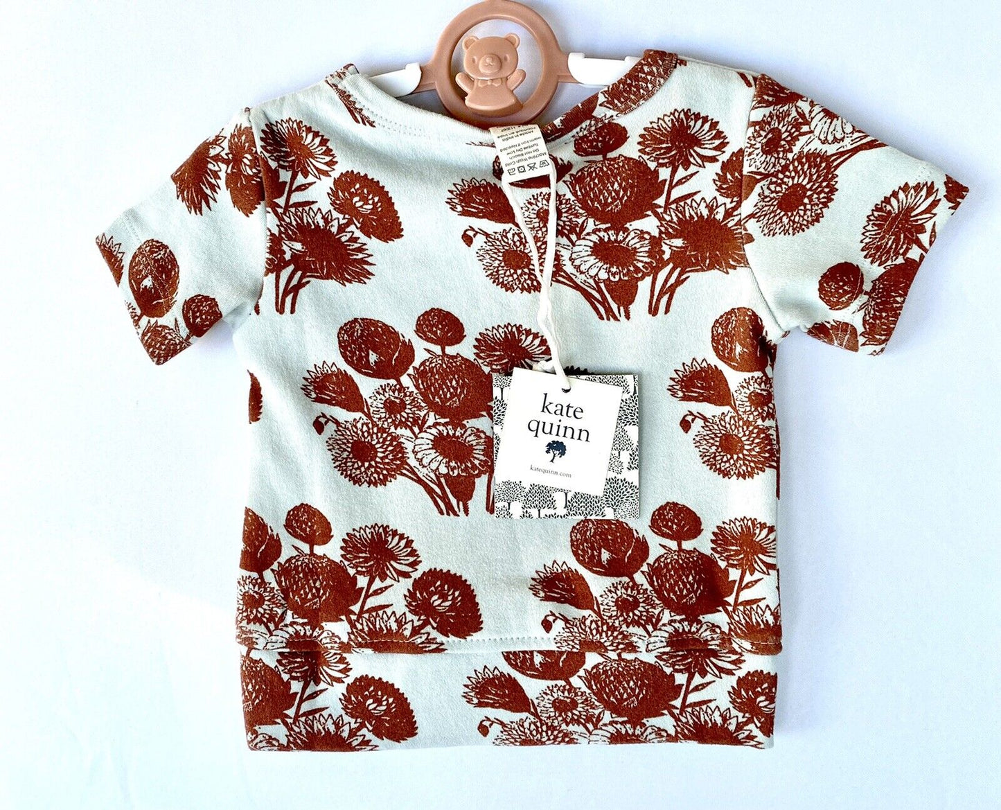 Kate Quinn Organic Cotton Crew Neck Top Price $26 6-12M Dahlia